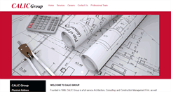 Desktop Screenshot of calicgroup.com