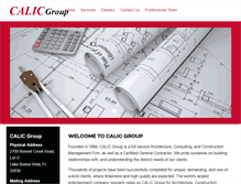Tablet Screenshot of calicgroup.com